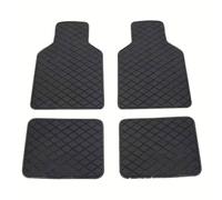 Car Floor Mats for Jeep Gladiator | Car Floor Mats for 2019-2025 JT, 4 Piece PU Leather Set, 5 Layer Construction, Diamond Quilted Finish, Anti Slip Backing