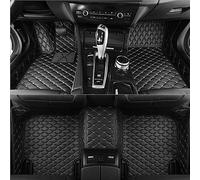 HRDSFRC Car Floor Mats for Kia XCeed 2023 2024+, General Car Mat Floor Liner Full Set All Weather Car Waterproof Non Slip Carpet Mat Protection Accessories,F Black Beige