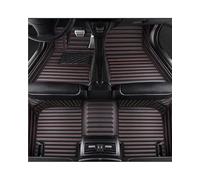 Car Floor Mats For Lexus ES ES300h 2006-2025 CT200h 2011-2022 RHD Striped PU Leather 5D Car Floor Mat Interior Accessories(Black Red,For Lexus CT 2011-2022)