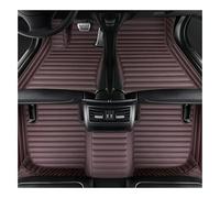 Car Floor Mats For Lincoln MKT 2008 2009 2010 6seat Non-Slip Waterproof Luxury Leather Floor Liners Coverage Carpet Cover Car Mats Floor Mat Set Complete(Style 3 Coffee)