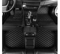 Car Floor Mats for Lincoln Nautilus 2023-2025 5-Seat,All Weather Pu Leather Full Coverage Car Floor Liner,Front & Rear 2 Row Full Set Black