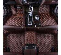 Car Floor Mats for Mazda 3 Sedan 2019-2024 2025 5-Seat,All Weather Pu Leather Full Coverage Car Floor Liner,Front & Rear 2 Row Full Set Coffee