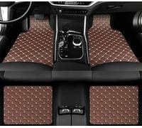 Car Floor Mats for Mini Electric Resolute Edition, All Weather Waterproof Protection for Front Rear Seats Anti-Slip Auto Carpets,E/Brown
