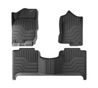 Car Floor Mats for Nissan Titan Fuel 2017-2024 (LHD), Front Rear Set Coverage Foot Pads Water Resistant Easy Clean Durable TPE Accessories