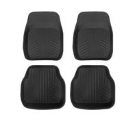 Car floor mats for Protective Carpets Set For SUV for Truck | Black , Red,PVC,Waterproof,Rubbe(Black)
