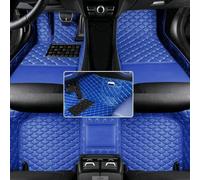 Car Floor Mats for Subaru Legacy 2021-2025 5-Seat,All Weather Pu Leather Full Coverage Car Floor Liner,Front & Rear 2 Row Full Set Blue