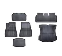 Car Floor Mats For Tesla For Model 3 2021 2022 2023 Car Floor Mats Foot Pads Carpet Cover Trim Accessories 6Pcs Floor Mat