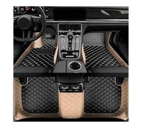 Car Floor Mats For Toyota For Avalon 2000 2001 2002 2003 2004 2005 Waterproof Luxury Leather Floor Liners Coverage Carpet Cover Car Mats Floor Mat Set Complete(Style 2 Beig Black)