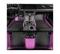 Car Floor Mats For Toyota For Corolla 2000 2001 2002 2003 2004 2005 2006 E130 Waterproof Leather Floor Liners Coverage Carpet Car Mats Floor Mat Set Complete(Style 2 Purple Black)