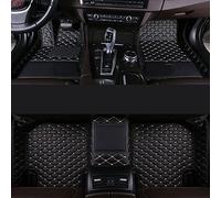 Car Floor Mats For Toyota For Prado 120 For Land Cruiser 100 For Mark X For Corolla For Harrier For Rav4 2018 For Camry Carpet Rug Waterproof Floor Liners(Black-Beige)