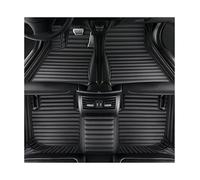 Car Floor Mats For Toyota For Sienna 2005 2006 2007 2008 7 Seats Waterproof Luxury Floor Liners 3D Leather Coverage Carpet Cover Car Mats Floor Mat Set Complete(Style 3 Black)