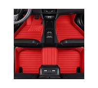 Car Floor Mats For XC40 2018-2025 V90 2016-2023 V60 2018-2023 RHD Striped PU Synthetic material 5D Car Floor Mat Interior Accessories Carpet(Red,For V60 2018-2023)