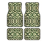 Car Floor mats, Keep The Interior of Your car, Truck or Van Tidy, Easy to Clean, Celtic Knot Fade-Resistant Floor mats Set of 4,