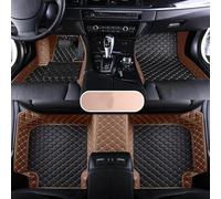 Car Floor Mats Leather Car Floor Mat For Mitsubishi For Eclipse For Cross 2018 2019 2020 Waterproof interior Accessories(Black brown)