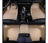 Car Floor Mats Leather Car Floor Mat For Mitsubishi L200 2023 Carpets Waterproof interior Accessories(Beige)