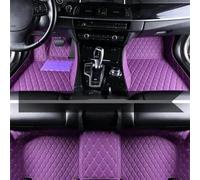 Car Floor Mats Leather Car Floor Mats For A6 C6 4F 2004-2009 Accessories Mat Interior Rubber Car Mat(Purple)