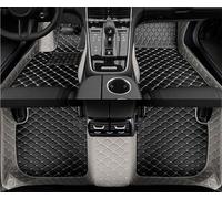 Car Floor Mats Leather Car Floor Mats For CRV Ⅱ AT 2004-2006 Kit Set Carpets Rugs Foot Pads Accessories(Black gray,Onecolor)