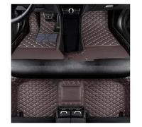 Car Floor Mats LHD For Dacia For Sandero 2013 2014 2015 2017 2016 Interior Accessories Leather Car Floor Mat Interior Styling Full Coverage Car Mats(Coffee)