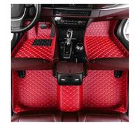 Car Floor Mats LHD For Mitsubishi For Outlander 7 Seats 2013 2014 2015 2016 Anti-fouling Foot Pads Interior Accessories Full Coverage Car Mats(Red)