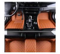 Car Floor Mats Non-hybrid Auto Car Floor Mats For Toyota For Prius For XW30 2010-2015 5seat Leather Mats Auto Accessoires Car Accessories(Brown)