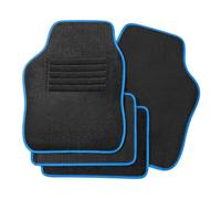 Car floor mats Protectors with Letter Embroidery | Car floor mats,Protectors with Letter Embroidery,Polyvinyl Chloride,PVC,Black-Pink , Blue , Red(Blue)