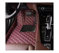 Car Floor Mats PU Leather Customized Car Floor Mats For VW For Atlas 7 For Seat 2021 2022 2023 Interior Accessories Car Mats(WINE RED)