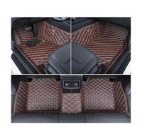 Car Floor Mats PU Leather Customized Car Floor Mats For VW For Atlas 7 For Seat 2021 2022 2023 Interior Accessories Car Mats(Coffee)