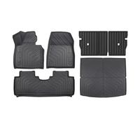 Car Floor Mats Set For LEAPMOTOR For C10 2024 2025 Car Floor Mats & Cargo Liner TPE 3D Foot Mat Trunk And Backrest LHD(6pcs LHD)