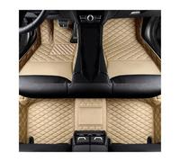 Car Floor Mats Set For Mazda 5 2008-2012 2013 Floor Mats All Weather Front Rear Trunk Mat Cargo Liner Floor Mat(Beige)