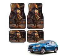 Car Floor Mats Set of 4, Cool Mr. Turkey For Thanksgiving Universal Non-Slip Car Floor Carpets, Car Accessories Universal Fit for Car SUV Truck