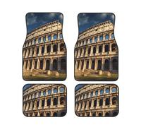 Car Floor Mats set Of 4 Waterproof Universal Fit Car Mats for Women Men Ancient architecture Car Carpet Mats All Weather Protection Heavy Duty Floor Liners for Cars SUVs and Trucks