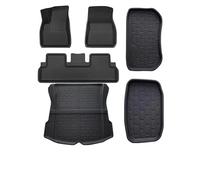 Car Floor Mats Trunk For Tesla For Model Y 2023 2024 For Model 3 Highland Left Right Driving All Weather Cargo Liner Carpet Floor Mats(Black 20)