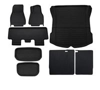 Car Floor Mats Trunk Mat For Tesla For Model 3 Y Right Left Rudder Driving All Weather Anti-slip Liners Waterproof Floor Liners(Right rudder Set,For M3 2017-2020)