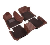 Car Floor Mats Waterproof Anti-Slip Accessories For CR-Z ZF1 2010 2011 2012(Coffee,RHD)