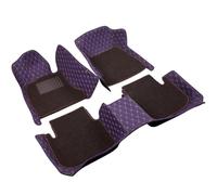 Car Floor Mats Waterproof Anti-Slip Accessories For Jeep For Compass 2007-2015(Purple,LHD)