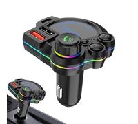 Car FM Transmitter - Wireless Audio Adapter, USB Flash Drive MP3 Player Medium Size, Electronic Component, Hands Free Music Calling Solution For SUV Truck RV Sedan Commuting Travel Long Drivin