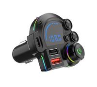 Car FM Transmitter, Wireless MP3 Player Adapter, High-Stability Radio Bridge with -Core Processing Build, Industrial-Grade Circuitry, Automotive Gear with Sleek Style, Tool for SUV