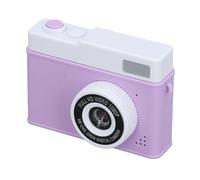 Car Focus Camera, 4x Digital Zoom 3MP Anti -shake 1080p Kids Camera Drop Resistant 400mAh Different Filters for the Outdoor (White Purple)