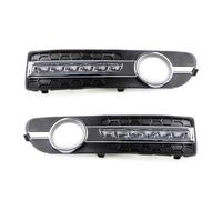 Car Fog Lamp Assembly Compatible With Volvo For S80 2009 2010 2011 2012 2013 Car Flashing 1 Pair Daytime Running Light DRL Fog Lamp With Yellow Turn Signal Light