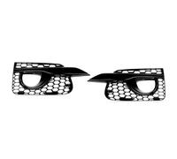 Car Fog Lamp Frame For Q50 2014 2015 2016 2017 Fog Light Grille Covers Style Gloss Black Bumper Fog Light Grille