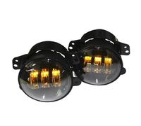 Car Fog Lamp, Front Headlight, For Jeep, For Wrangler 2007 2008 2009 2010 2011 2012 2013 2014 2015 2016 4 Inch Round Front Fog Light/Driving Light 30W 3000K LED Fog Headlight Motorcycle Spotlights