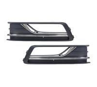 Car Fog Lamp Grill Car Front Bumper Fog Light Grille Grill Cover For Passat NMS 2016 2017 2018 56D853665C 56D853666C Front Grilles(Left and Right)