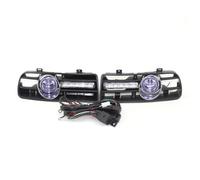 car Fog Light assembly Compatible With VW For Golf For MK4 1997 1998 1999 2000 2001 2002 2003 2004 2005 2006 2PCS Front Bumper Headlight Running Lights With Fog Lamp(Yellow light)