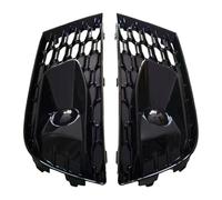 Car Fog light Cover grille, For A3 8V S3 2017 2018 2019 2020 2PCS Honeycomb Mesh Front Bumper Fog Light Grille Cover 8V3807681AB 8V3807682AB 8V3807682N