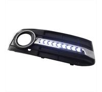 Car Fog light Cover grille for Audi A4 B8 2009-2011 8KD807682,Car Front Bumper Fog Light Lamp Bezel Frame Cover Grille Shell Cap Accessories,D-Left