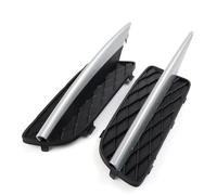 Car Fog light Cover grille, For X5 E70 2006-2014, For X6 E71 2007-2010 2Pcs Car Closed Grid Front Bumper Fog Light Grill Lower Grille With Silver Trim