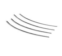 Car Fog Light Grille A6 C7 2012-2015 Stainless Steel Car Front Fog Light Lamp Trims Bright Strip Interior Decoration Cover