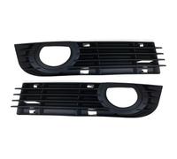 Car Fog Light Grille Cover Compatible With A8 D3 2005 2006 2007 Car Front Bumper Fog Light Lamp Grille Radiator Cover Accessories 4E0807681AD 4E0807682AD