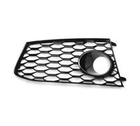 Car Fog Light Grille Cover Compatible With RS7 2014 2015 2016 2017 2018 Glossy Black Car Front Fog Light Grille Cover Trim Honeycomb Hex Accessories