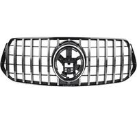 Car Fog Light Grille Double Bridge Grill for Benz For GLE Class For W167 For GLE350 GLE450 GLE580 2020-2023 Car Front Grille(Chrome n Chrome)